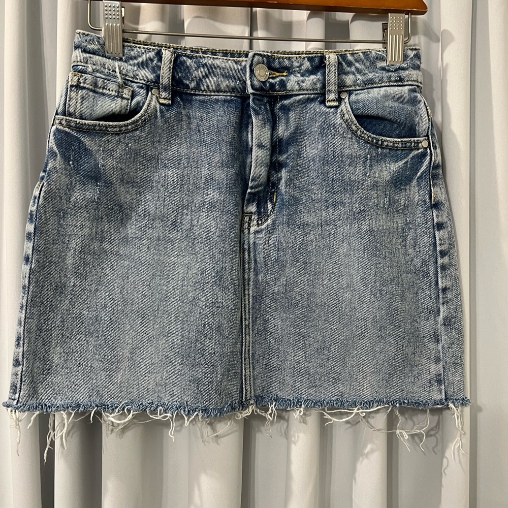 PacSun Blue Denim Skirt